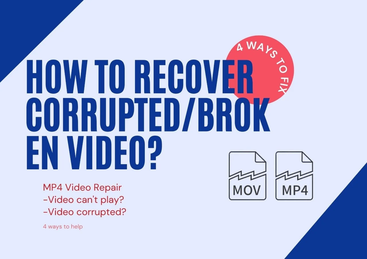 nauwelijks Behoort deken MP4 Video Repair-How to Recover Broken/Corrupted MP4 Video Files? - Techolac