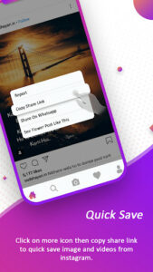 QuickSave Instagram Downloader App