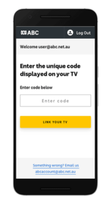 Abc net au linktv code