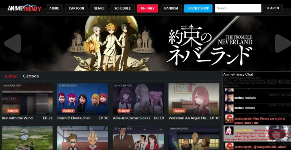 AnimeFrenzy Alternatives