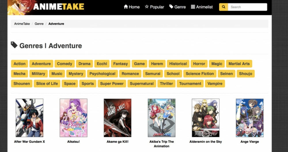 AnimeTake Alternatives