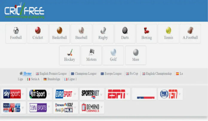 Top 22 CricFree Alternatives To Watch Football, UFC, Boxing CricFree Alternatives