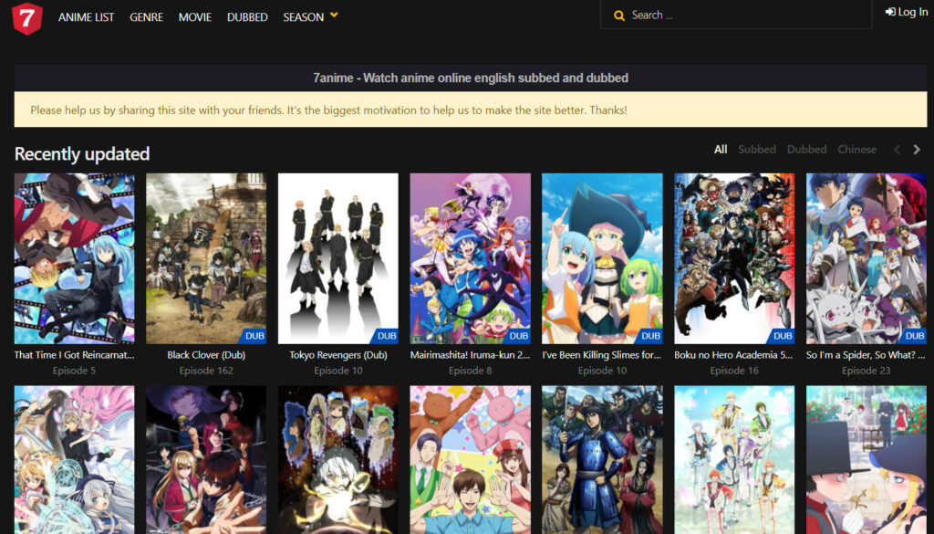 7anime Alternatives