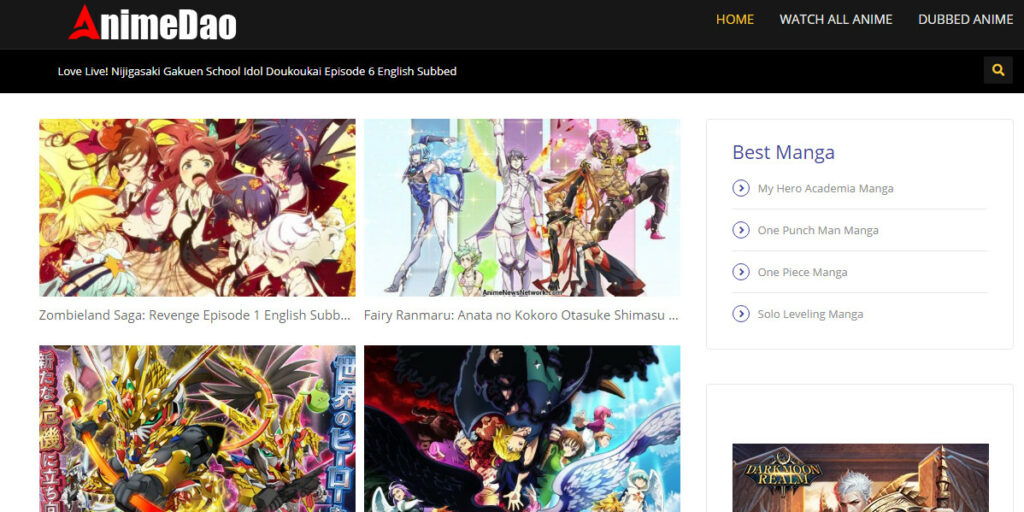 AnimeDao Alternatives 24 Sites To Watch HD Anime - Techolac