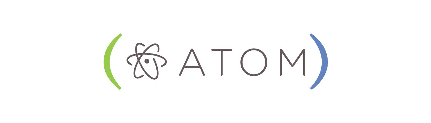 Атом текста 5. Atom (текстовый редактор). Atom текстовый редактор логотип. Атом программа. Atom среда программирования.