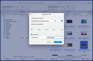 unzip files mac