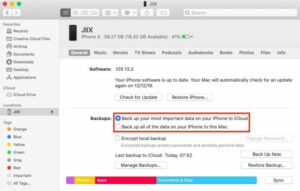 Transfer file between iphone and mac