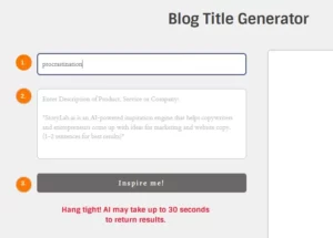  STORYLAB.AL’S BLOG TITLE GENERATOR