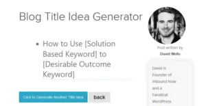 INBOUND NOW BLOG TITLE IDEA GENERATOR