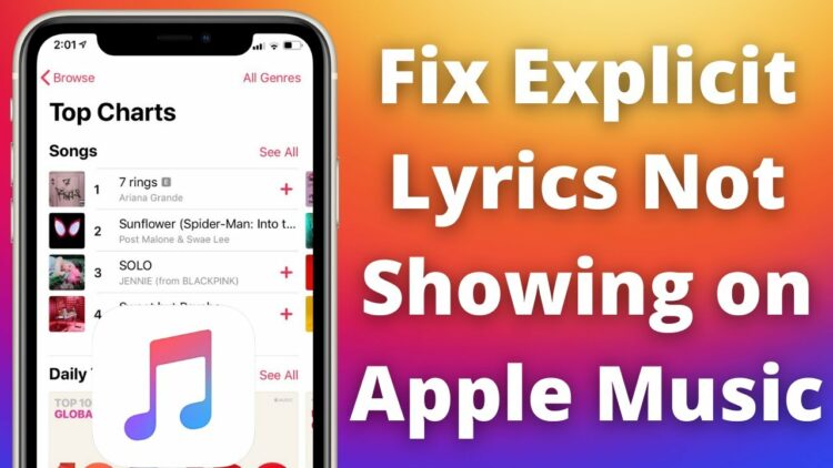 fix apple music lyrics no showing on ios 15