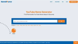 Namebounce Youtube Name Generator