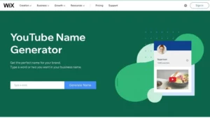 Wix YouTube Name Generator