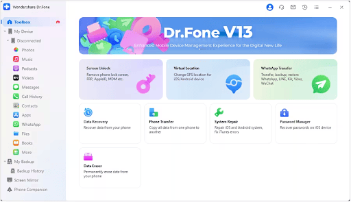 Highlight Features of Wondershare Dr.Fone Unlocker