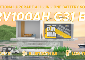 Power Queen Introduces the 12V 100Ah Group 31 Smart Deep Cycle Lithium Battery